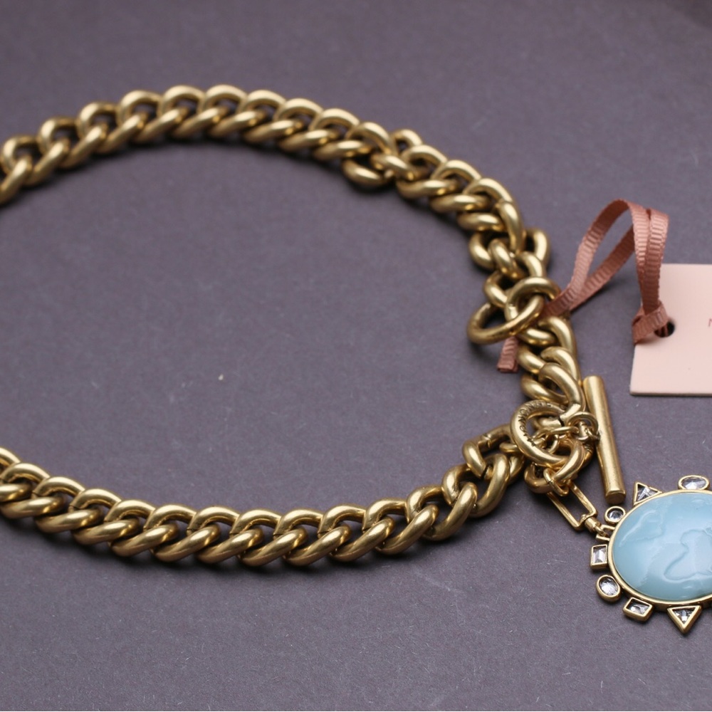 Mignonne Gavigan Odyssey Necklace Blue Gold - Picture 8 of 10